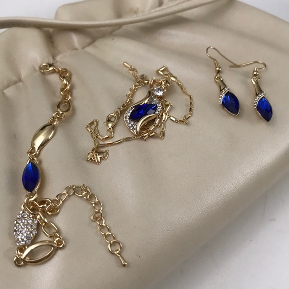 boutique Jewelry - 14K gold plated 3 piece set